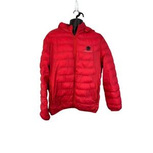 Venustas Red Heat Nylon Heated Hooded Puffer Jacket Size XL